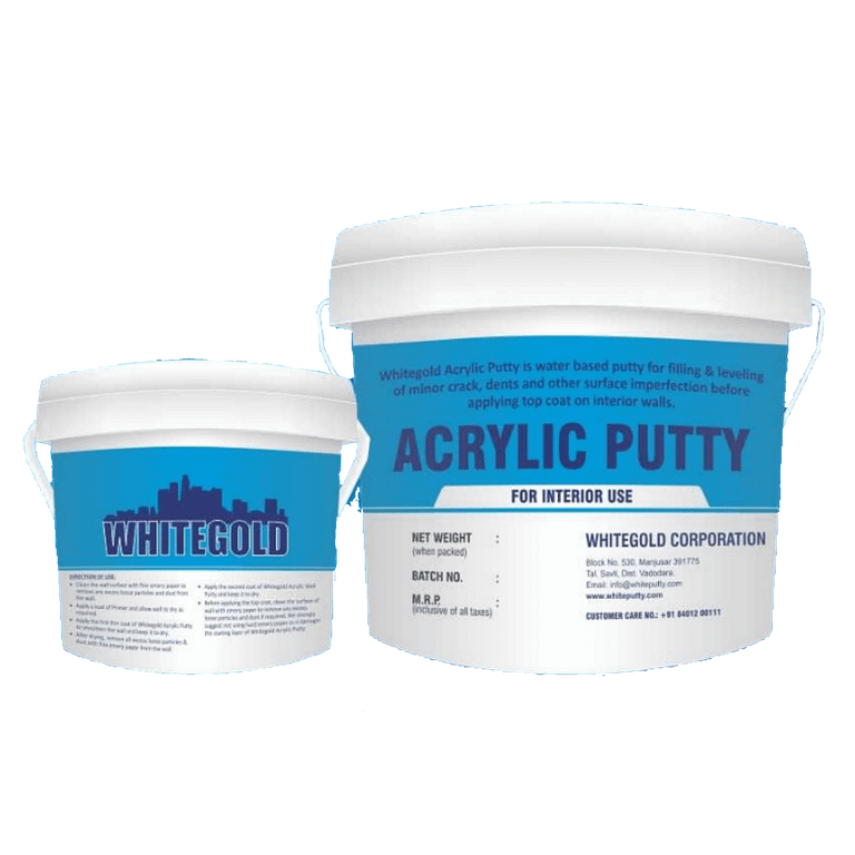 Acrylic Wall Putty Manufacturer in Vadodara - Whitegold Corporation